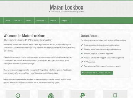 Homepage - Maian Lockbox Review