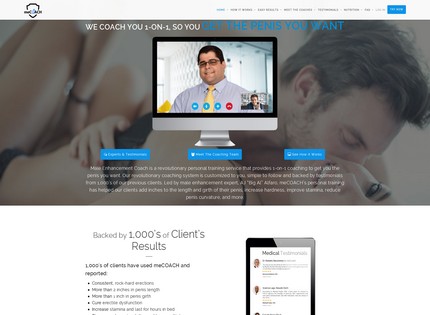 Homepage - Male Enhancement Coach Review