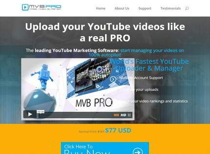 Homepage - Mass Video Blaster Pro Review