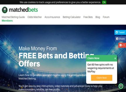 Homepage - MatchedBets.com Review
