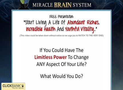 Homepage - Miracle Brain System Review