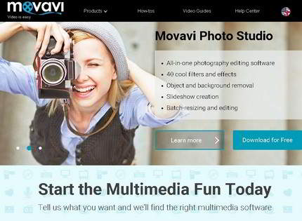 Homepage - Movavi Review
