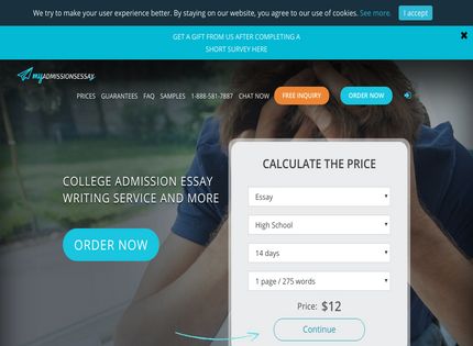Homepage - MyAdmissionsEssay.com Review