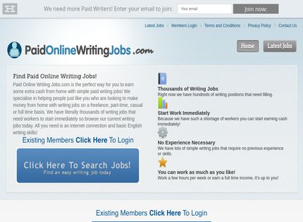 Homepage - Paid Online Writing Jobs Review