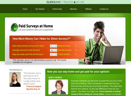 Homepage - Paid Surveys At Home Review