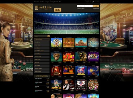 Homepage - Parklane Casino Review