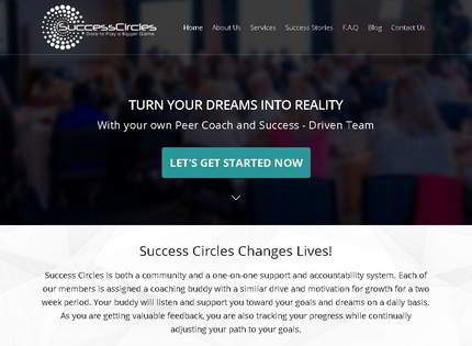 Homepage - Peer Success Circles Review