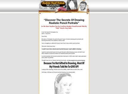 Homepage - Pencil Portrait Mastery Review