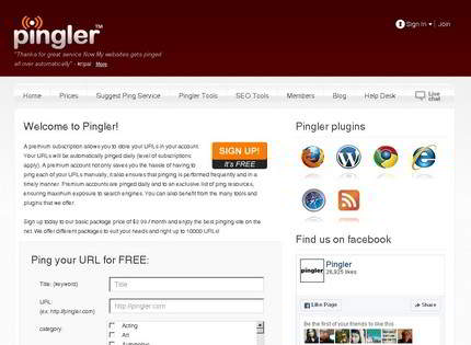 Homepage - Pingler Review