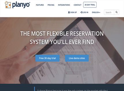 Homepage - Planyo Review