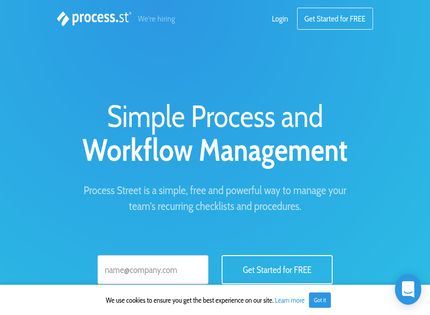 Homepage - Process Street Review