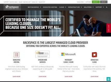 Homepage - Rackspace Review