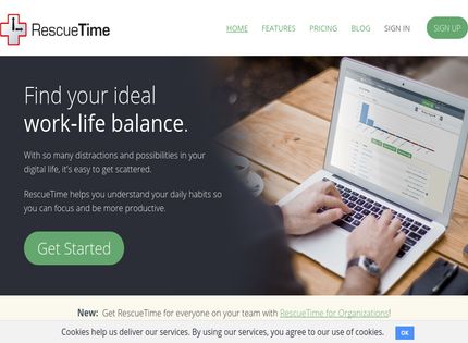 Homepage - RescueTime Review