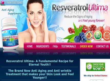 Homepage - ResveratrolUltima Review