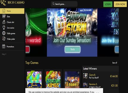 Homepage - Rich Casino Review