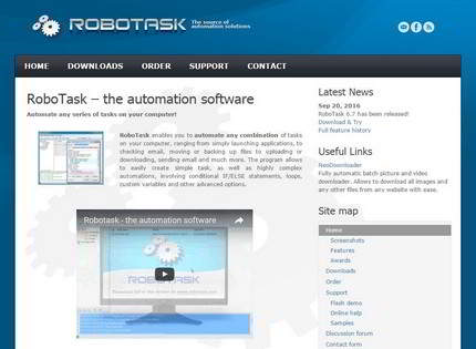 Homepage - RoboTask Review