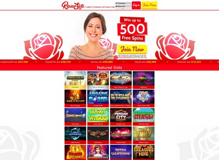 Homepage - Rose Slots Casino Review