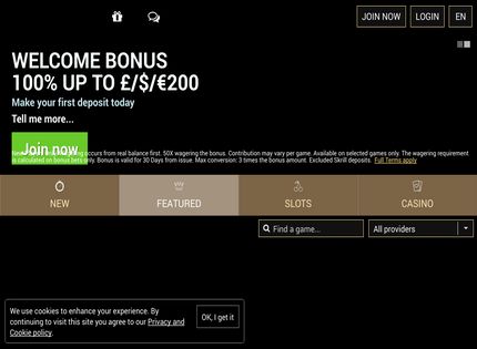 Homepage - Royal House Casino Review