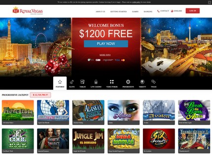 Homepage - Royal Vegas Casino Review