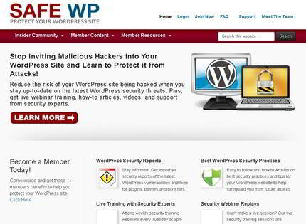 Homepage - SafeWP Review
