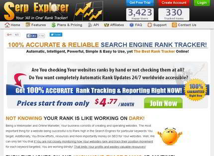 Homepage - Serp Explorer Review