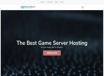Homepage - ServerBlend Review