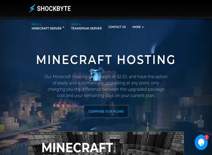 Homepage - Shockbyte Review