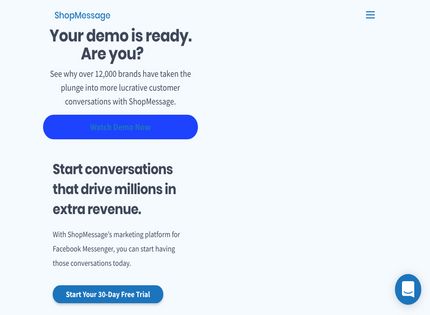 Homepage - ShopMessage Review