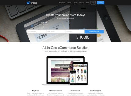 Homepage - Shopio Review