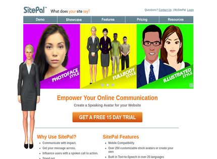 Homepage - SitePal Review