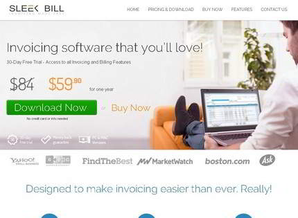 Homepage - Sleek Bill Review
