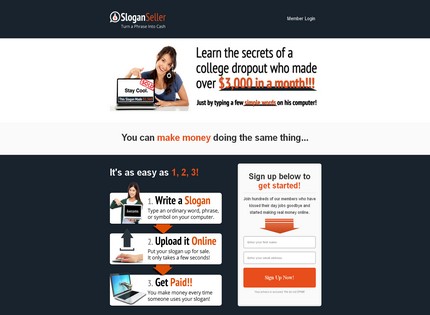Homepage - Slogan Seller Review