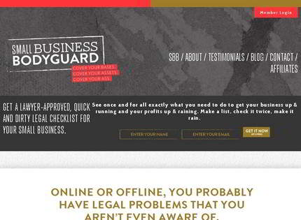 Homepage - Small Business Bodyguard Review