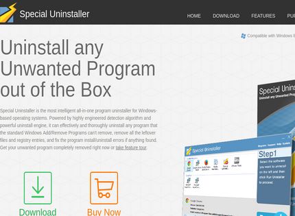 Homepage - Special Uninstaller Review