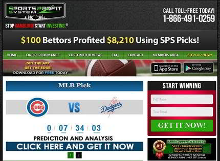 Homepage - Sports Profit System Review