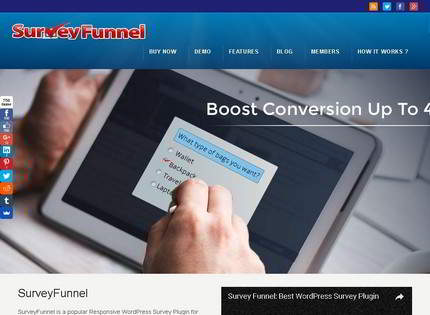 Homepage - SurveyFunnel Review