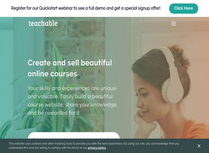 Homepage - Teachable Review