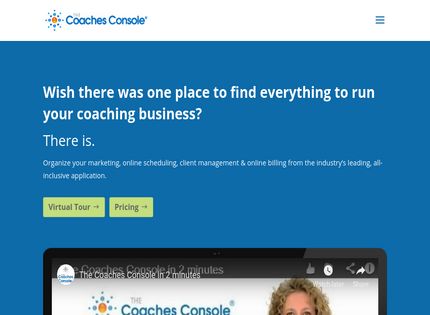 Homepage - The Coaches Console Review