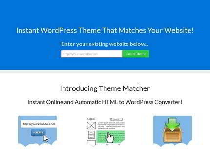 Homepage - Theme Matcher Review
