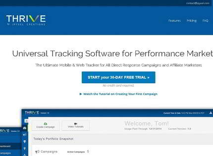 Homepage - Thrive Tracker Review