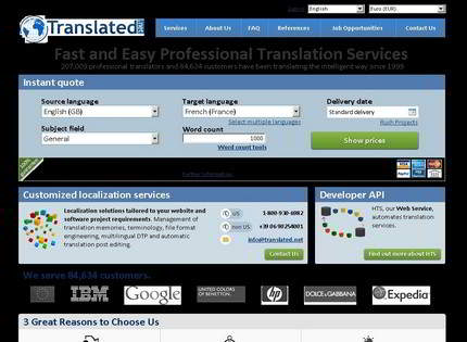 Homepage - Translated.net Review