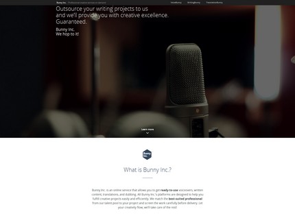 Homepage - TranslationBunny Review