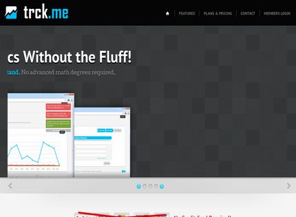 Homepage - Trck.me Review