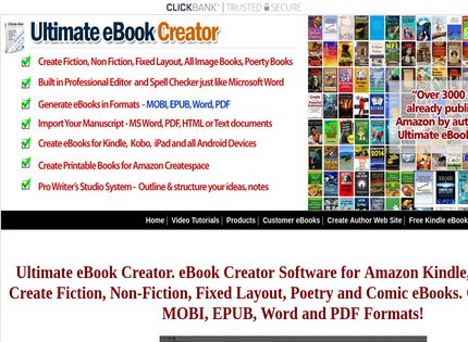 Homepage - Ultimate Ebook Creator Review