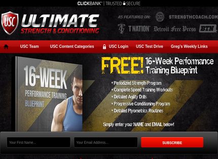 Homepage - Ultimate Strength and Conditioning Review