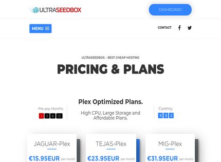 Homepage - Ultra Seedbox Review