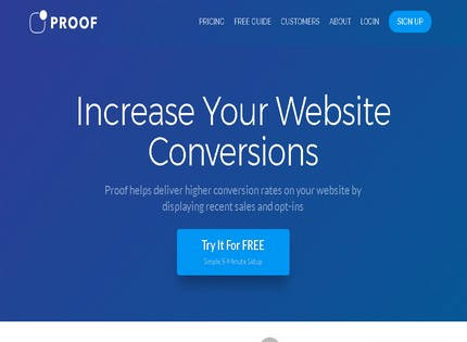 Homepage - UseProof Review
