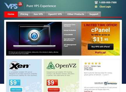Homepage - VPS.us Review