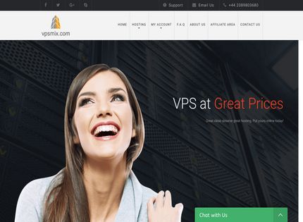 Homepage - VPSmix.com Review