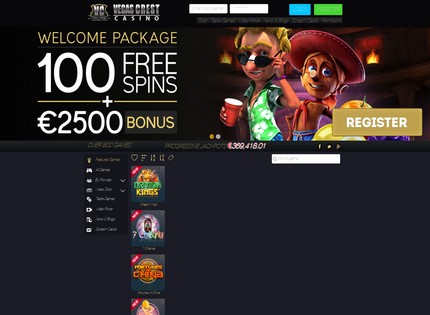 Homepage - Vegas Crest Casino Review